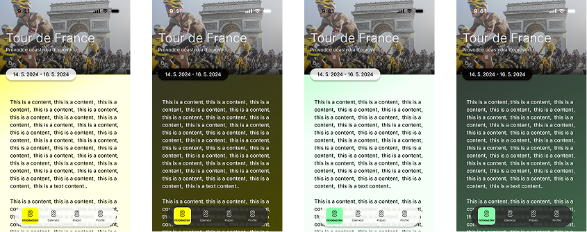 Alternativní barevná schémata